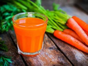 От давления сок из моркови